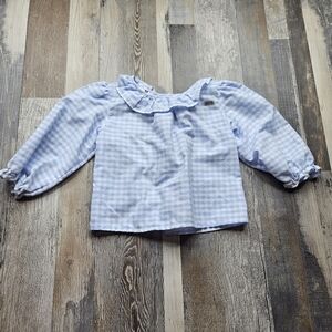 Nantucket Baby Blue Gingham Shirt 12-18 months